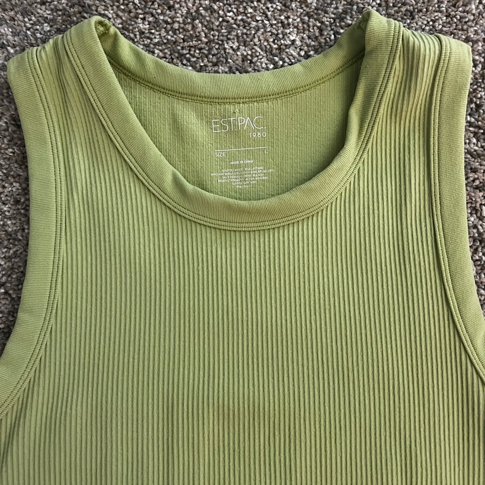 NWOT PacSun Ribbed Cropped Tank Top - Picture 2 of 4